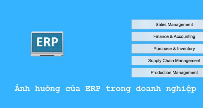 anh huong cua erp trong doanh nghiep